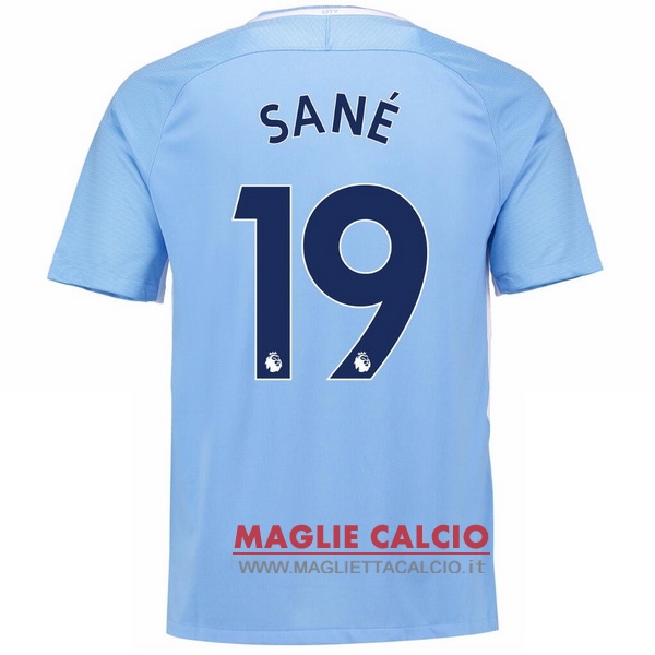 maglietta manchester city 2017-2018 sane 19 prima